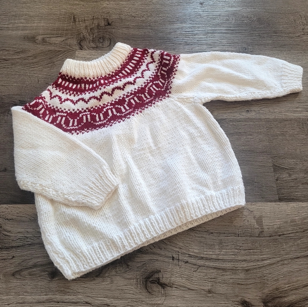 Fair Isle Hand-made Sweater